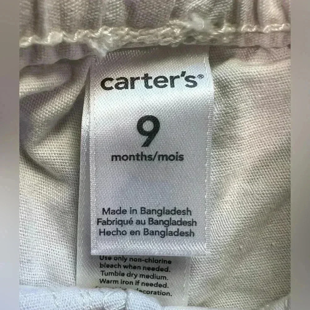 SET: Carter’s | 2 pair of baby boy shorts. Size: 9M